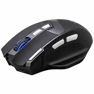 DEFENDER GM-885 Knight bezvadu spēļu pele, 3200 dpi, 8 pogas, melna