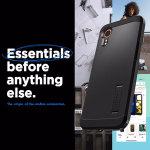 Spigen Tough Armor Viedtālruņa apvalks Samsung Galaxy Xcover 7 Pro - melns