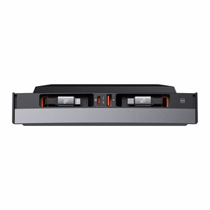 Hub Baseus T-Space ar USB-C uz lightning kabeļiem Tesla automašīnām (melns)