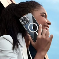 ESR Classic Hybrid Kickstand Halolock MagSafe Viedtālruņa apvalka komplekts + Aizsargstikls iPhone 16 Plus – caurspīdīgs