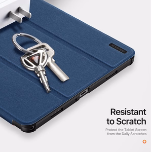 Korpuss Dux Ducis Domo Samsung X210/X215/X216 Tab A9 Plus 11.0/X230/X235/X236 Tab A11 Plus 11.0 tumši zils