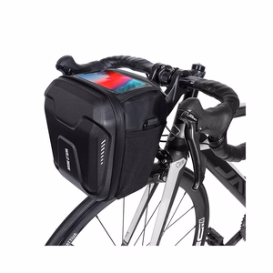WILDMAN ceļojumu soma velosipēda stūrei ar rāvējslēdzēju WILDMAN GS9 3L melns