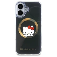 Hello Kitty IML Saldā kaķenīte magnētiskais iPhone 16 viedtālruņa apvalks - melns