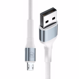 3mk Hyper Cable N-SERIES USB-A / MicroUSB 1m 5V/2.4A 12W kabelis - balts