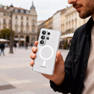 Tech-Protect FlexAir MagSafe Maciņš for Samsung Galaxy S26 Ultra - caurspīdīgs