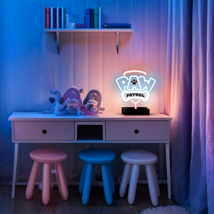 Неоновый LED-светильник на подставке Paw Patrol - Logo OW-120146