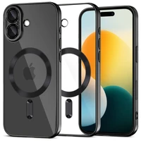 Tech-Protect MagFlex Magnētiskais apvalks viedtālrunim iPhone 17 - caurspīdīgs melns