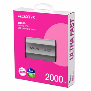 ADATA SD810 2 TB Black, Silver