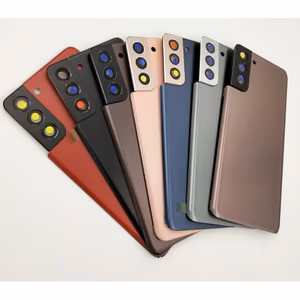 Aizmugurējais vāciņš Saderīgs ar Samsung G996 S21 Plus / Phantom Sudrabs / (ar camera lens) OEM