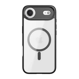 Rock Guard Objektīva Aizsardzība Sērijas Magnētiskais Viedtālruņa apvalks Iphone 17 Air caurspīdīgs-melns