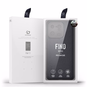 Dux Ducis Fino viedtālruņa apvalks Xiaomi 13 Pro ar silikona rāmi pelēks