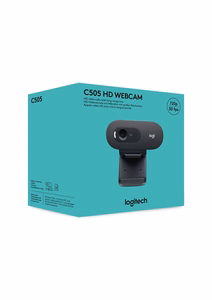 Logitech C505 tīmekļa kamera 1280 x 720 px USB melna