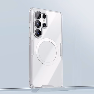 Nillkin Nature TPU Pro Magnētiskais viedtālruņa apvalks ar MagSafe Samsung Galaxy S25 Ultra - Balts