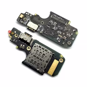 Charging Port Saderīgs ar Xiaomi Poco X4 Pro 5G / Redmi Note 11 Pro / Note 12 Pro 4G ar Flex / Plata OEM