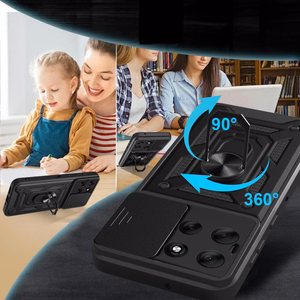 Tech-Protect CamShield Pro viedtālruņa apvalks Motorola Moto G86 5G - melns