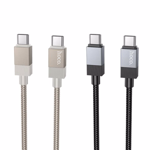 Cable USB C to USB C Hoco 3A 60W 1 m X110 gold
