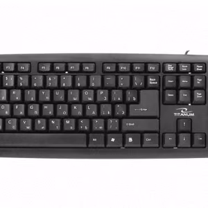 Esperanza TKR101 biroja tastatūra USB QWERTY angļu, krievu melna