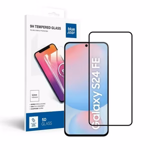 Tempered glass to Samsung Galaxy A27 5G / S24 FE (full glue / case friendly) Blue Star 5D black