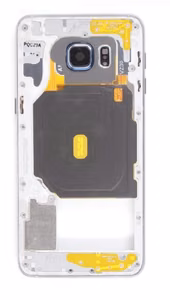 Vidējais korpuss Samsung G928F S6 Edge Plus pelēks (zils) ar buzeri un sānu pogām oriģināls (lietots Grade B)