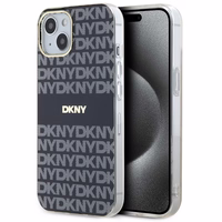 DKNY IML mono un svītru magnētiskais viedtālruņa apvalks iPhone 15/14/13 - melns