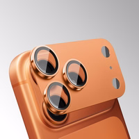 Rūdīts stikls Tel Protect 95% AR+AF Full Metal Kameras aizsardzība kamerai priekš Iphone 17 Air melns (kameras modulis)