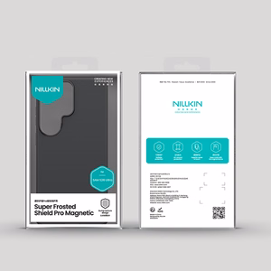 Nillkin Super Frosted Shield Pro Magnetic Maciņš saderīgs ar MagSafe for Samsung Galaxy S26 Ultra - melns