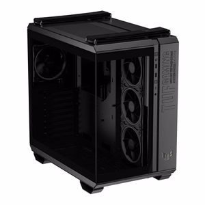 ASUS TUF Gaming GT502 Horizon datora korpuss MidiTower caurspīdīgs panelis ATX melns