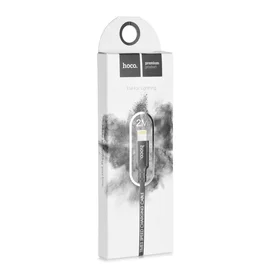Kabelis (m) - USB A uz Lightning Hoco 2A 2 m X1 balts (m)