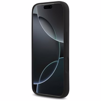 Karl Lagerfeld Silikona Karl&Choupette Gredzena Magnētiskais viedtālruņa apvalks iPhone 17 Pro - melna