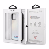 Guess GUHCN65BLD iPhone 11 Pro Max - sudraba Iridescent