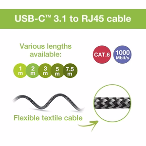 Techly ICOC U3C-RJ45-010 tīkla kabelis Sudrabs, Melns 1 m Cat6 F/UTP (FTP)