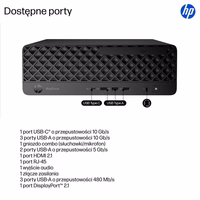 HP ProDesk 4 SFF G1i Desktop AI PC Intel Core Ultra 7 265 16 GB DDR5-SDRAM 1 TB SSD Windows 11 Pro melns