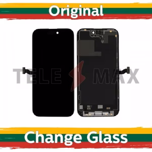 LCD Displejs Saderīgs ar iPhone 14 Pro Melns (Renewed: Telemax)