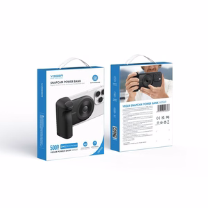 VEGER portatīvais lādētājs 5000 mAh saderīgs ar MagSafe PD QC3.0 20W Tourist (W0569) melna
