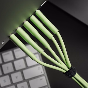 FORCELL F-ENERGY C346 kabelis Type C uz Lightning PD 3A 27W Silicone 1 m zaļš