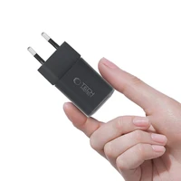 Tech-Protect NCM33W 2 portu PD33W/QC3.0 sienas lādētājs - melns