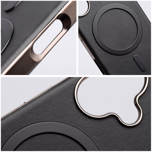 GENTLEMAN MAG COVER Viedtālruņa apvalks, saderīgs ar MagSafe, iPhone 11 melns