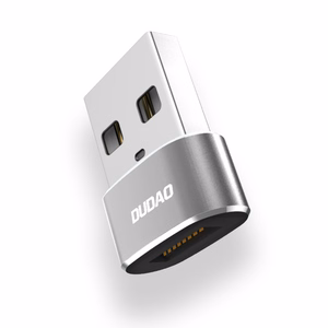 Dudao adapteris no USB Type-C uz USB melns (L16AC black)