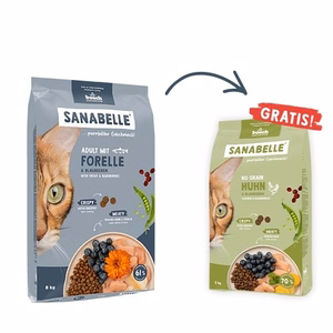 Bosch Sanabelle Adult Trout – adult dry cat food with trout, 2 kg
