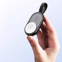 VEGER portatīvais lādētājs 1200 mAh pulkstenim, saderīgs ar Apple Watch Pomme (W0102) melns