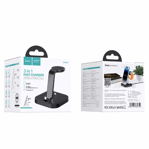 Wireless charging station Hoco (CW43) 3in 1 (15W MagSafe Compatible)
