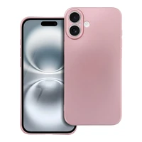 METALLIC viedtālruņa apvalks IPHONE 16 Plus rozā