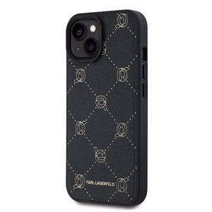 Karl Lagerfeld Karl Head Magnētiskais viedtālruņa apvalks iPhone 15 Plus - melns