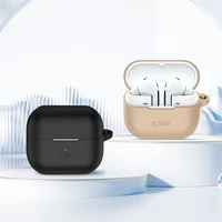 Tech-Protect silikona apvalks ar āķi Samsung Galaxy Buds 3 / 3 Pro - brūna