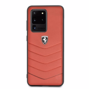 Ferrari cietais apvalks FEHQUHCS69RE S20 Ultra G988 sarkans Heritage