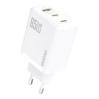Dudao A29C 65W GaN sienas lādētājs + USB-C kabelis - balts