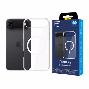 3mk EverClear Magnētiskais viedtālruņa apvalks Apple iPhone 17 Air - caurspīdīgs