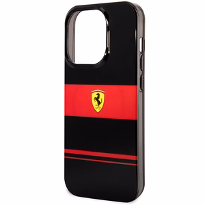 Ferrari FEHMP14LUCOK iPhone 14 Pro 6.1" melns/melns cietais apvalks IMD Combi Magsafe