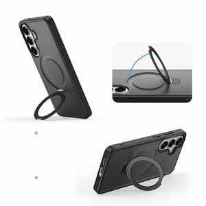 Чехол Dux Ducis Yind с подставкой MagSafe для Samsung Galaxy S26 Plus чёрный