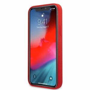 Guess GUHCP12LLSPEWRE iPhone 12 Pro Max 6.7" sarkans/sarkans cietais apvalks Peonijas kolekcija